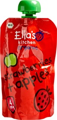 Fruithapje aardbei/appel 4+ mnd