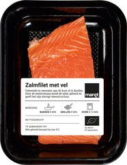 Zalmfilet met vel