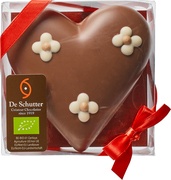 Chocoladehart in doosje